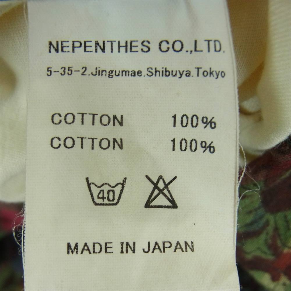 Needles ニードルス 総柄 チェック ハーフ パンツ ショーツ コットン 日本製 マルチカラー系 グリーン系 M【中古】