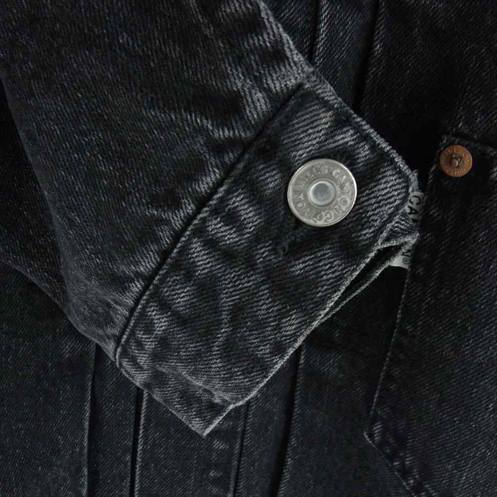 キャントン CNCM-H30L-3310002 CANTON COTTON MILLS キャントン コットンミルズ 1st 先染め デニム ジャケット ブラック系 2【中古】