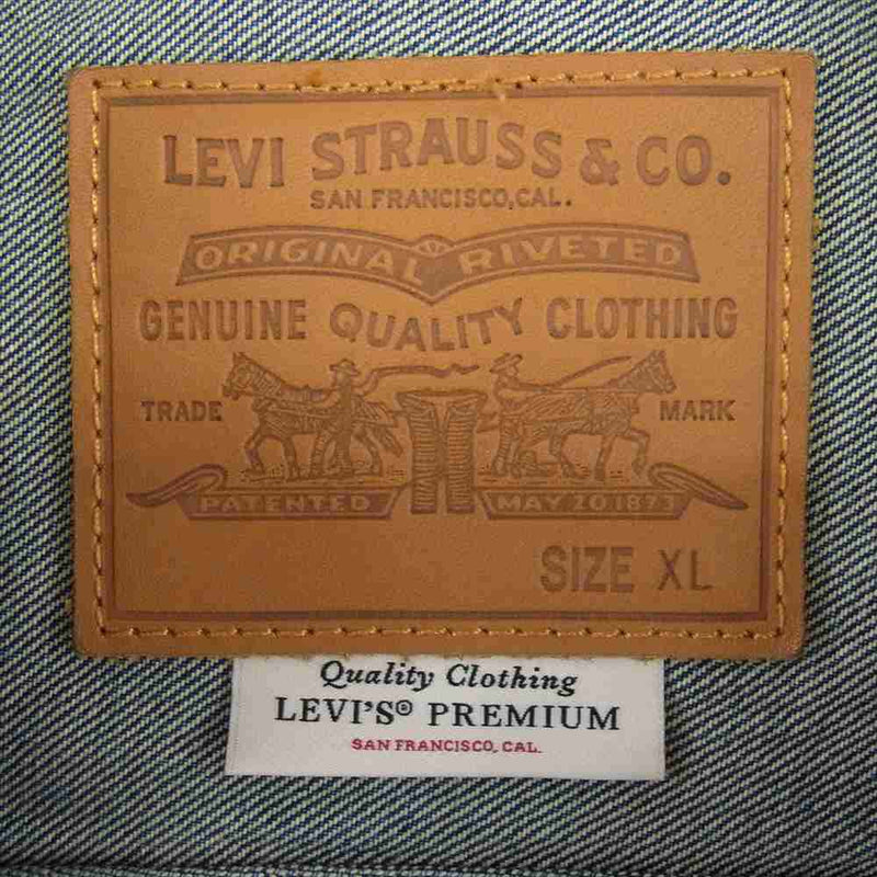 Levi's リーバイス A31740000 JOURNAL STANDARD ジャーナルスタンダード 別注 1st JKT 大戦モデル デニム トラッカー ジャケット インディゴブルー系 XL【中古】