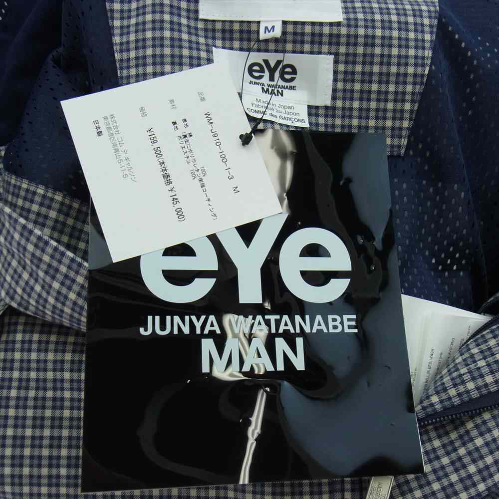 JUNYA WATANABE COMME des GARCONS MAN ジュンヤワタナベコムデギャルソンマン 24SS WM-J910-100 eYe  × THE NORTH FACE ノースフェイス WM-J910-100 チェック マウンテンパーカー ジャケット M【新古品】【未使用】【中古】