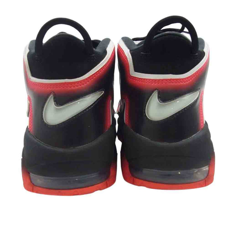 NIKE ナイキ CJ6129-001 AIR MORE UPTEMPO エア モア アップテンポ LASER CRIMSON レーザークリムゾン ハイカット スニーカー ブラック系 レッド系 28cm【中古】