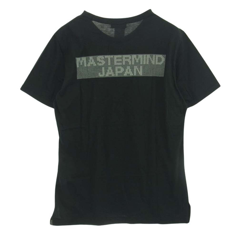 mastermind JAPAN マスターマインドジャパン MW-TS59-020 モザイクスカル フロントロゴプリント クルーネック 半袖 Tシャツ ブラック系 M【中古】