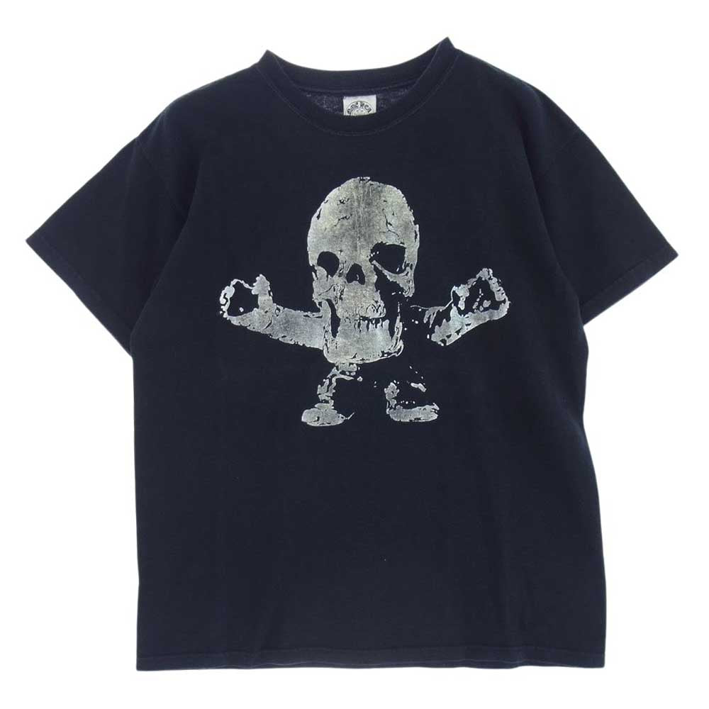 CHROME HEARTS クロムハーツ（原本無） FOTI S/S TEE フォティ フロント プリント 半袖 カットソー Tシャツ ブラック系 XL【中古】