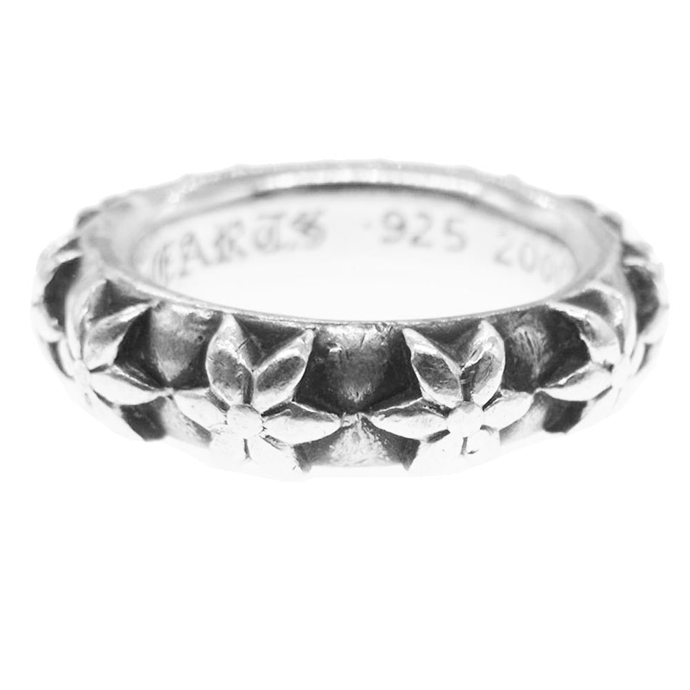 CHROME HEARTS クロムハーツ（原本無） STAR BAND スターバンド リング 18号【中古】