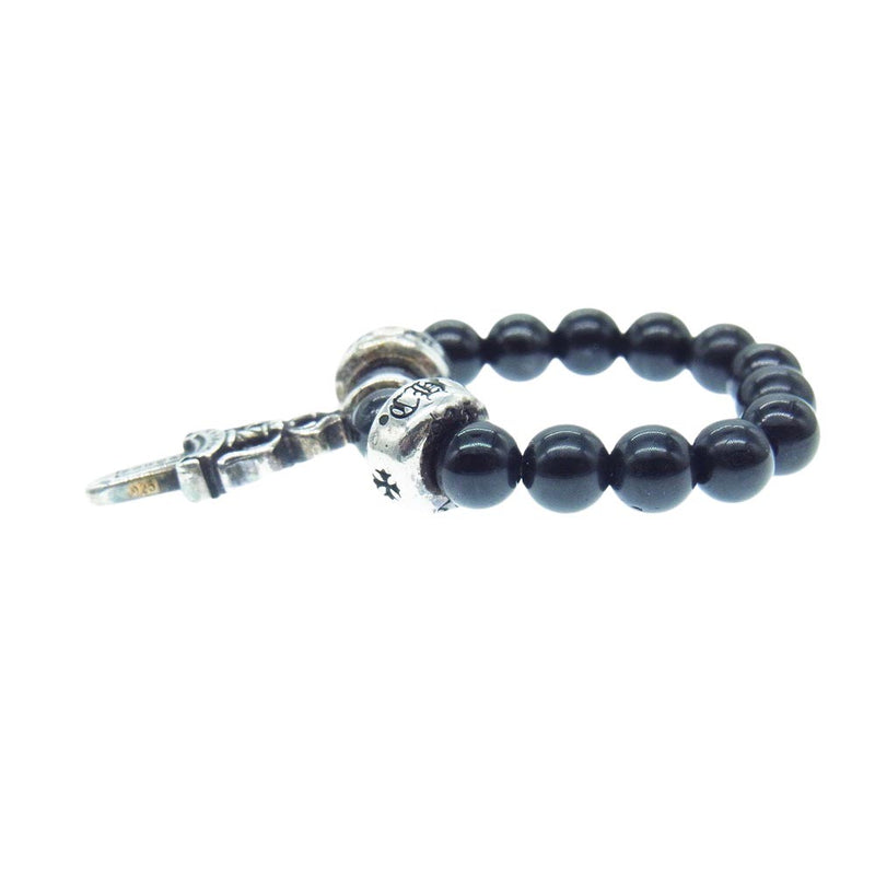 CHROME HEARTS クロムハーツ（原本無） BEADS RING ダガーチャーム ビーズ リング 10号【中古】