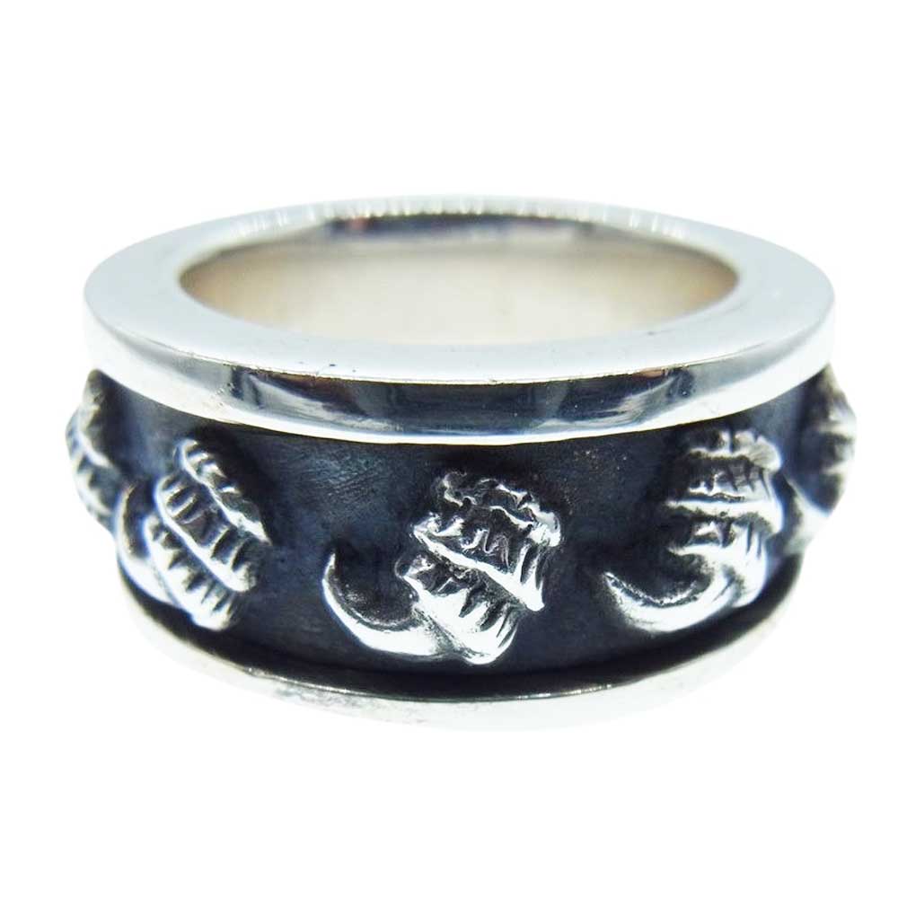 CHROME HEARTS クロムハーツ（原本無） GALF購入証明書付属 SPINNER CLAW RING スピナー クロウ クロー リング 19号【中古】