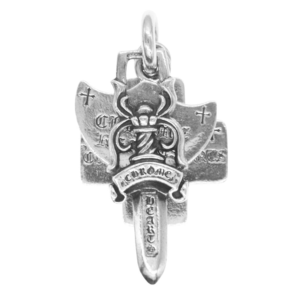 CHROME HEARTS クロムハーツ（原本無） GALF購入証明書付属 3TRINKETS オールド スリートリンケッツ ペンダントトップ【中古】