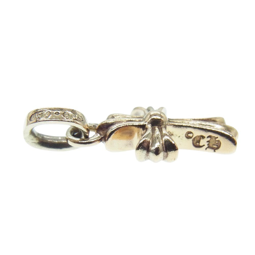 CHROME HEARTS クロムハーツ（原本無） GALF購入証明書付属 22K CRS BBYFAT P SAP B ベイビーファット チャーム パヴェブルーサファイア ペンダントトップ【中古】