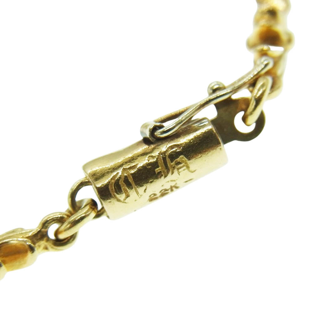 CHROME HEARTS クロムハーツ（原本無） 22K TNY E CH PLS 12LINK オールド タイニーE CHプラス ブレスレット【中古】