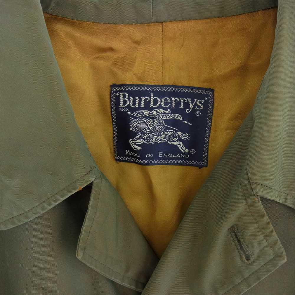 BURBERRY バーバリー 英国製 玉虫 ステンカラー コート サイズ不明【中古】