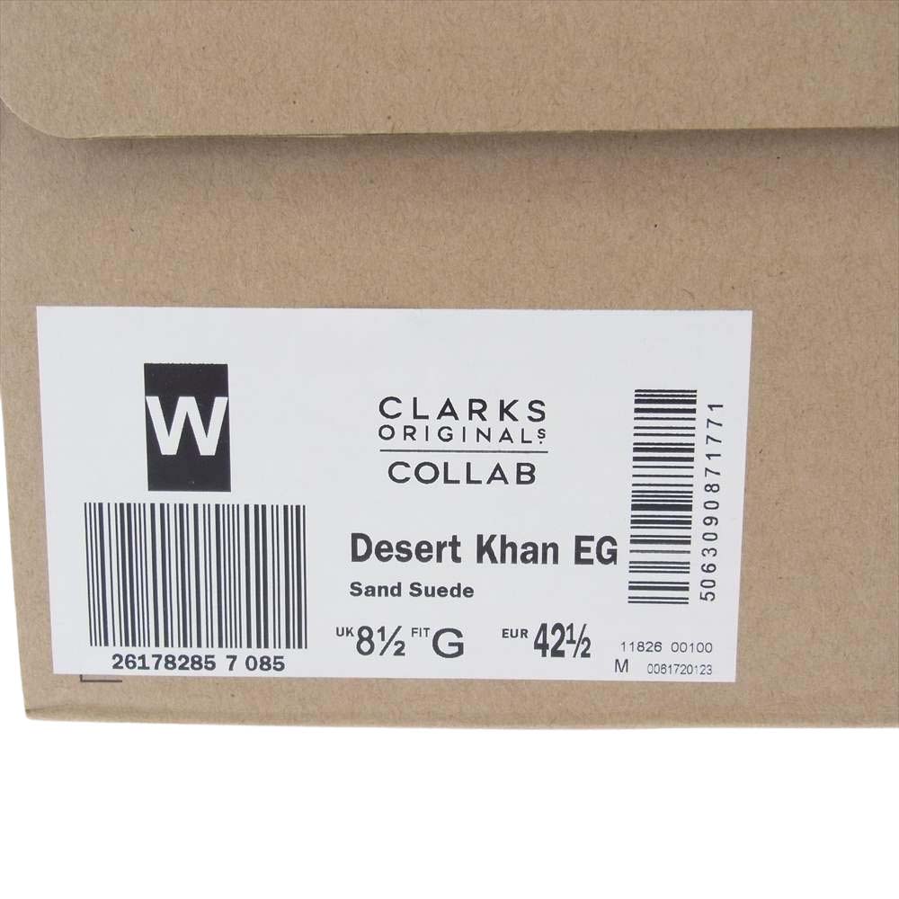 Engineered Garments エンジニアードガーメンツ × Clarks クラークス Desert Khan EG デザートカーン エンジニアードガーメンツ シューズ ベージュ系 26.5cm【新古品】【未使用】【中古】