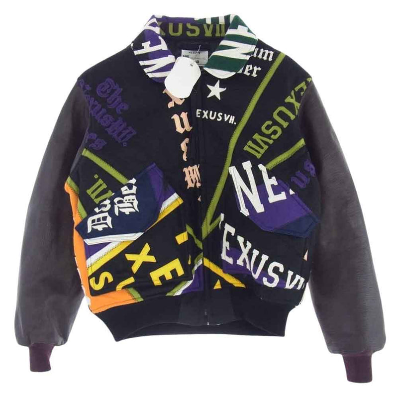 ネクサスセブン PENNANT CWU VARSITY JKT ペナント パッチワーク バーシティ ジャケット 48【新古品】【未使用】【中古】