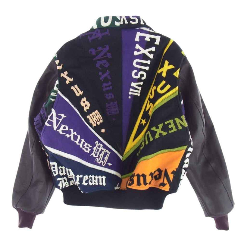 ネクサスセブン PENNANT CWU VARSITY JKT ペナント パッチワーク バーシティ ジャケット 48【新古品】【未使用】【中古】