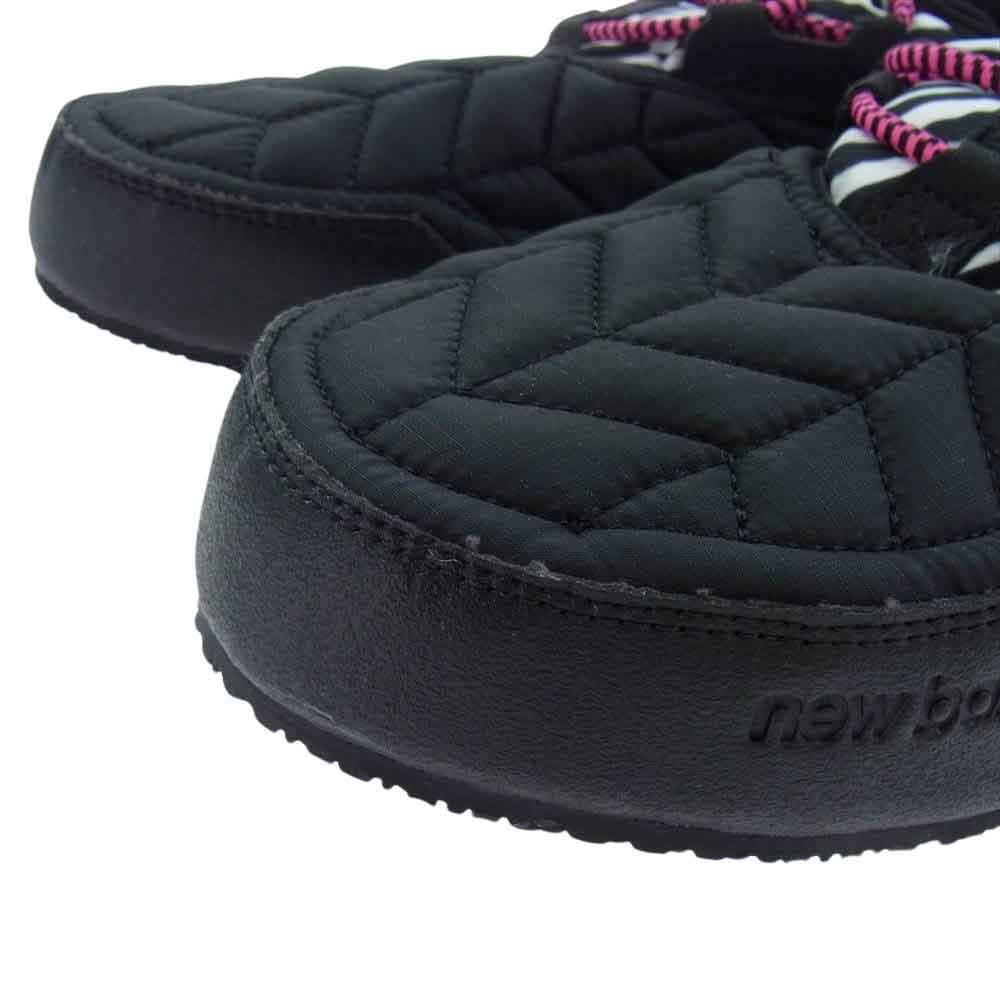 NEW BALANCE ニューバランス SUFMOCZ2 CARAVAN MOC LOW ゼブラ柄 ナイロン キルティング スニーカー ブラック系 29cm【中古】