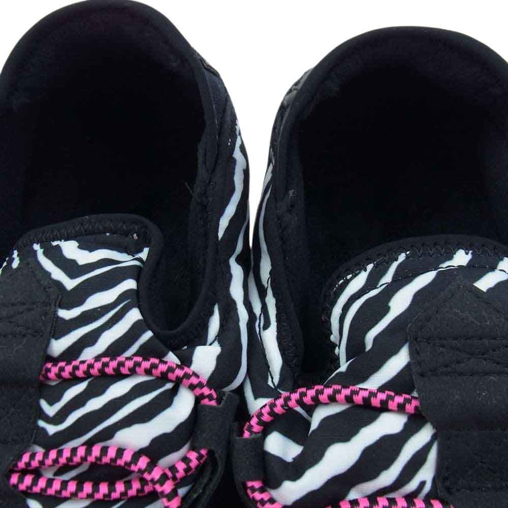 NEW BALANCE ニューバランス SUFMOCZ2 CARAVAN MOC LOW ゼブラ柄 ナイロン キルティング スニーカー ブラック系 29cm【中古】