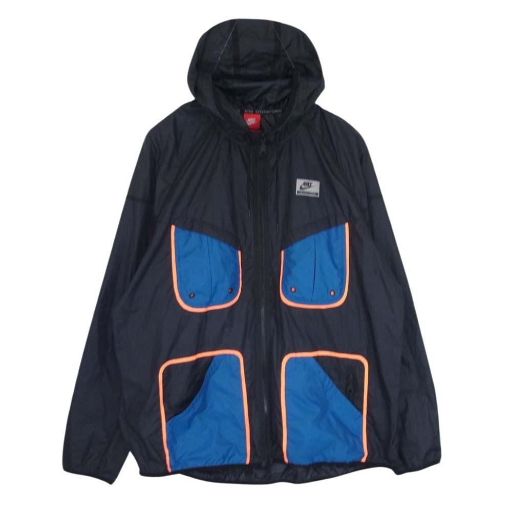 NIKE ナイキ 834451-010 International Windrunner インターナショナル ナイロン ジャケット グレー系 XL【中古】