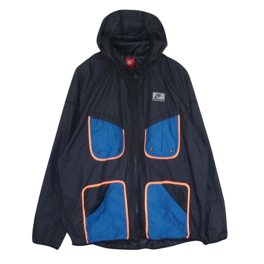 NIKE ナイキ 834451-010 International Windrunner インターナショナル ナイロン ジャケット グレー系 XL【中古】