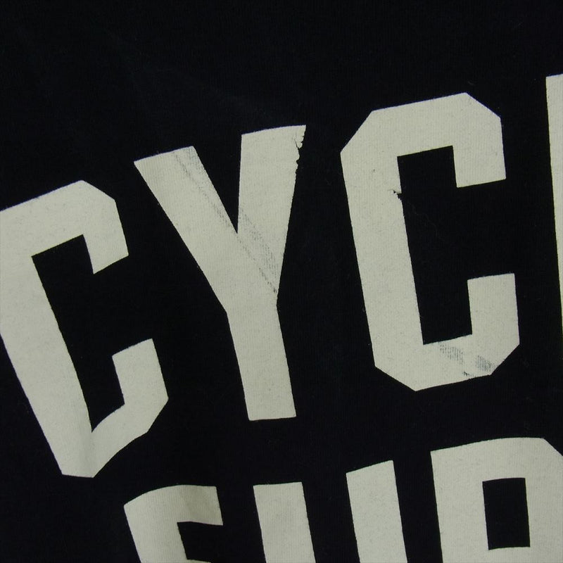 NEIGHBORHOOD ネイバーフッド CYCLE FURY S/S TEE ロゴ バックプリント 半袖 クルーネック Ｔシャツ ブラック系 L【中古】