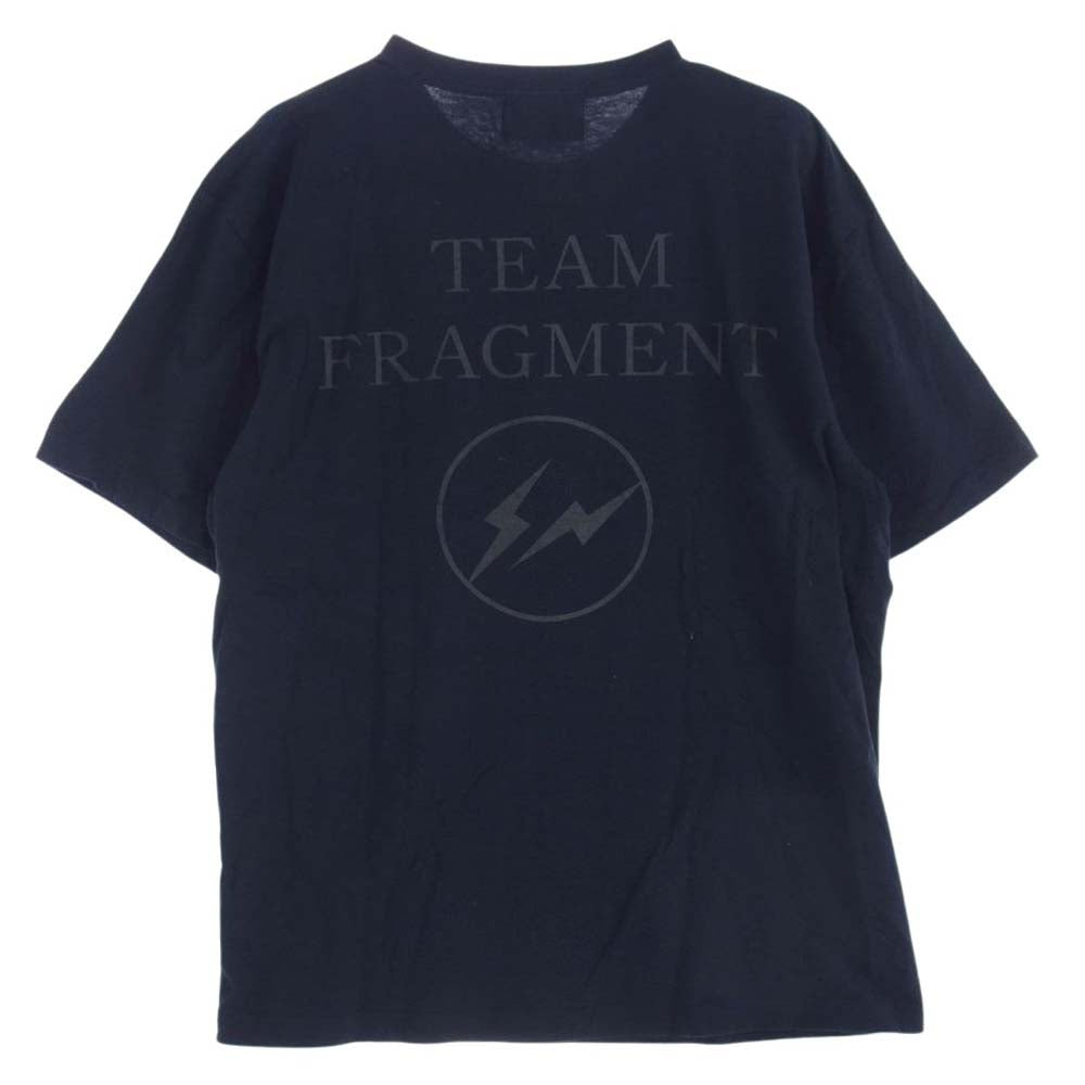 FRAGMENT DESIGN フラグメントデザイン FRAGMENT FORUM STORE MEMBER 限定 TEAM FRAGMENT SS TEE チーム フラグメント バックプリント 半袖 クルーネック Tシャツ ブラック系 XL【中古】