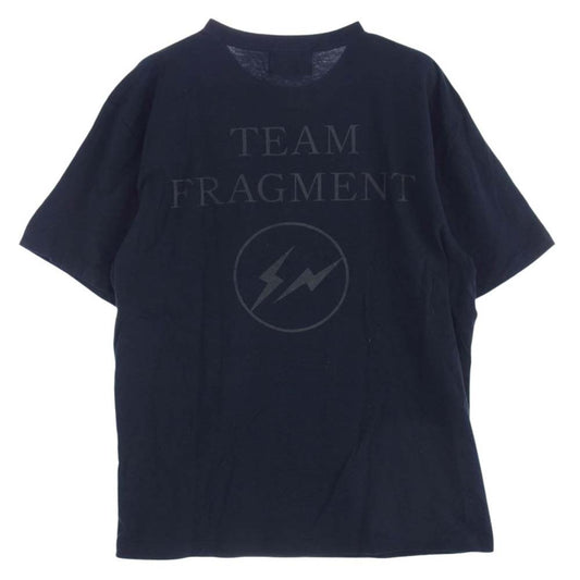 FRAGMENT DESIGN フラグメントデザイン FRAGMENT FORUM STORE MEMBER 限定 TEAM FRAGMENT SS TEE チーム フラグメント バックプリント 半袖 クルーネック Tシャツ ブラック系 XL【中古】