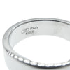 MAISON MARGIELA メゾンマルジェラ SM1UQ0004 S12698 LOGO RING NARROW シルバー925 ロゴ リング シルバー系 18号【極上美品】【中古】