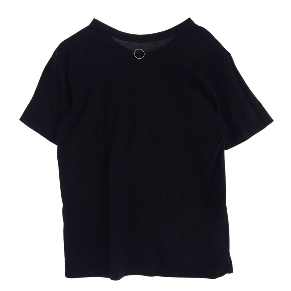 シークエル SQ-199-TEE-02 × fragment design フラグメント GAME TEE ロゴプリント 半袖 クルーネック Tシャツ ブラック系 XL【中古】