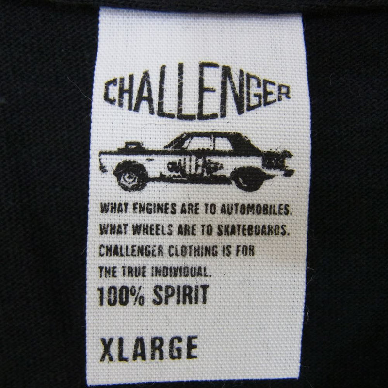 CHALLENGER チャレンジャー CMC RACING LOGO TEE 半袖 ショートスリーブ 丸首 クルーネック Tシャツ ブラック系 XL【中古】