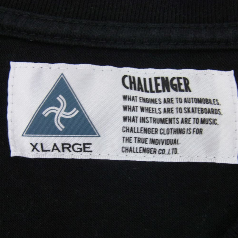 CHALLENGER チャレンジャー HAVE YOU SEEN TEE 半袖 ショートスリーブ 丸首 クルーネック Tシャツ ブラック系 XL【中古】