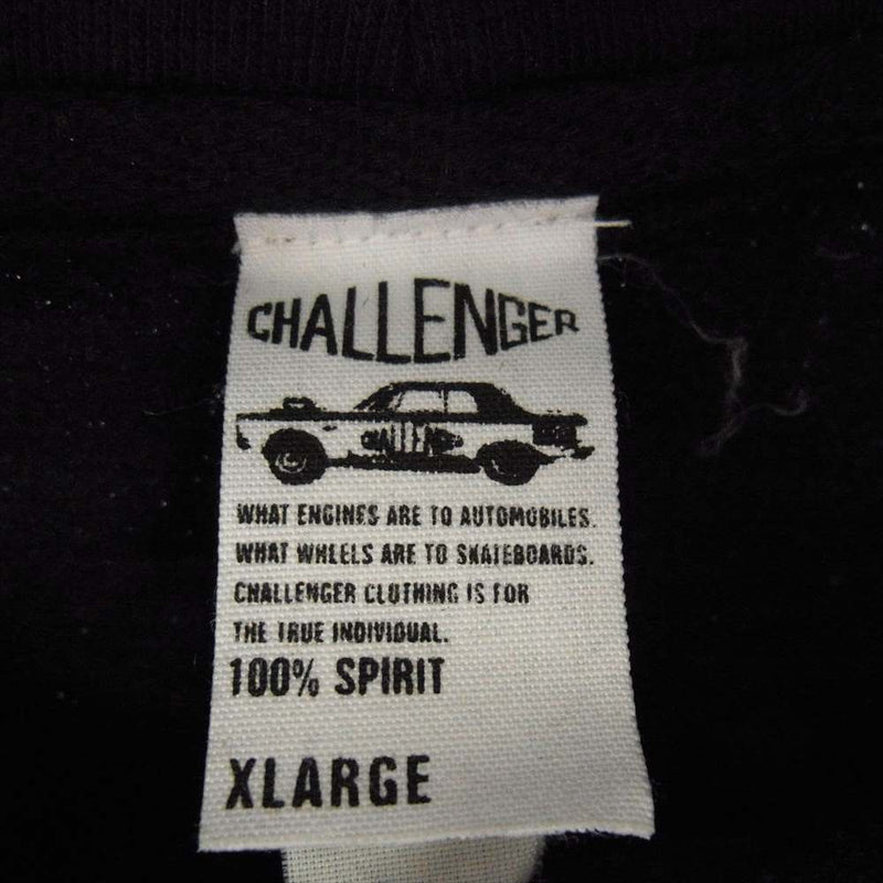 CHALLENGER チャレンジャー 20SS HYSC HOODIE スウェット パーカー フーディ ブラック系 XL【中古】