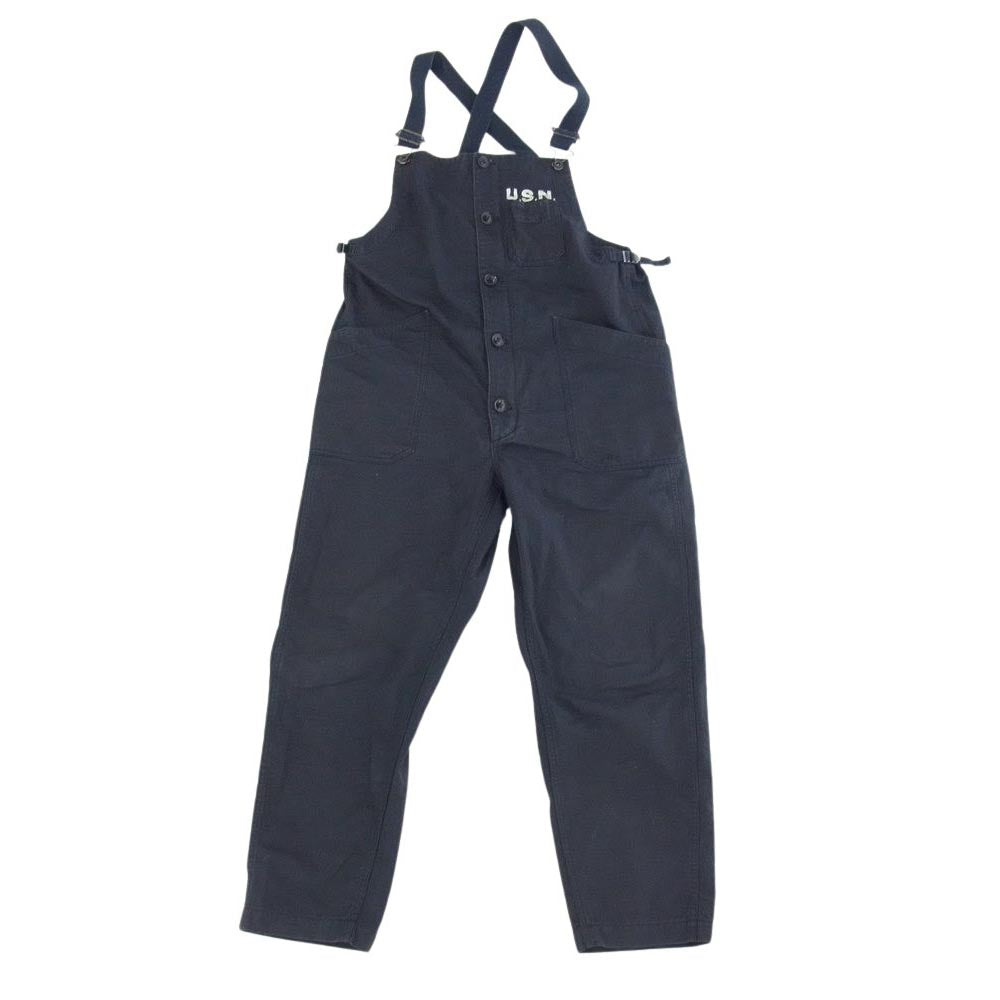 AVIREX アヴィレックス USN オーバーオール ネイビー系 M【中古】