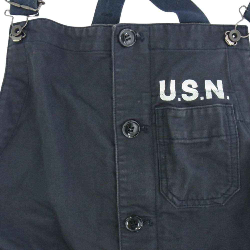 AVIREX アヴィレックス USN オーバーオール ネイビー系 M【中古】