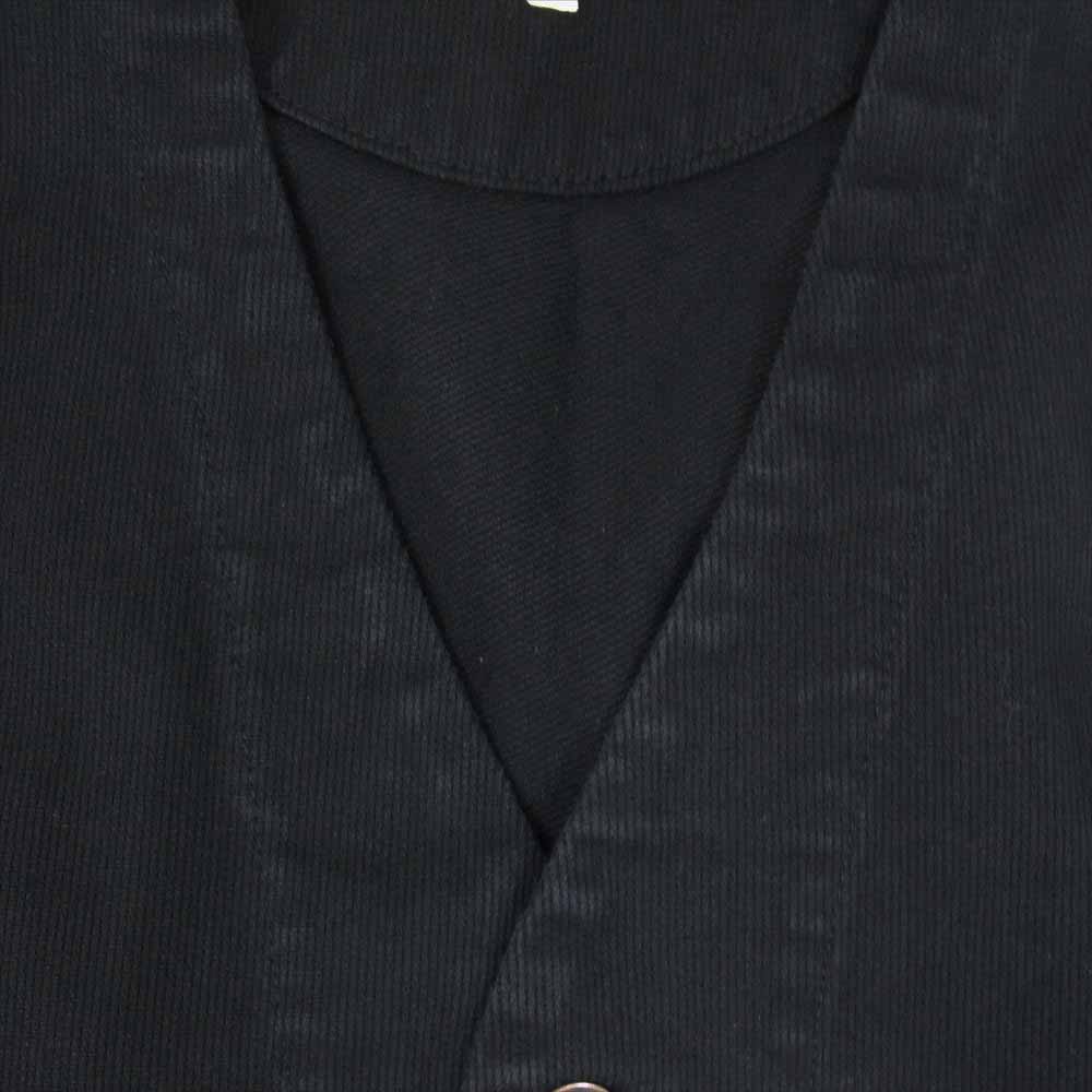 アットダーティー WORKERS VEST コットン 日本製 無地 ワーカーズ ベスト ブラック系 XL【中古】