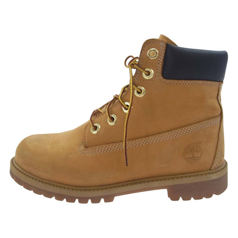 Timberland ティンバーランド 12909 スエード ヌバック レザー レースアップ ブーツ ライトブラウン系 23cm【中古】