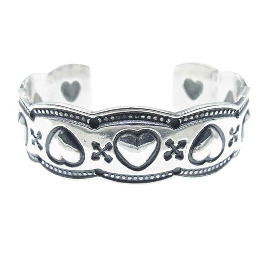 SUNSHINE REEVES サンシャインリーブス BEAMS 別注 HEART Bracelet ハート ブレスレット バングル  シルバー系【中古】