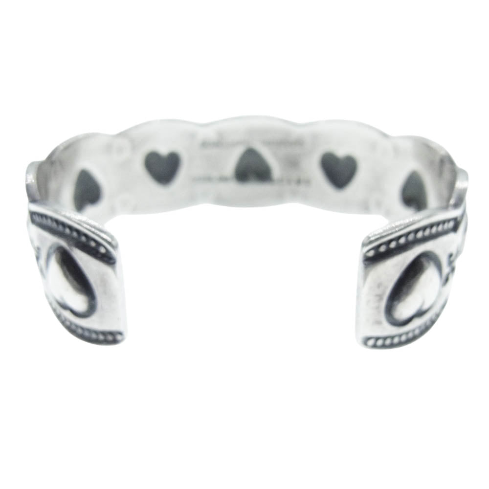 SUNSHINE REEVES サンシャインリーブス BEAMS 別注 HEART Bracelet ハート ブレスレット バングル  シルバー系【中古】