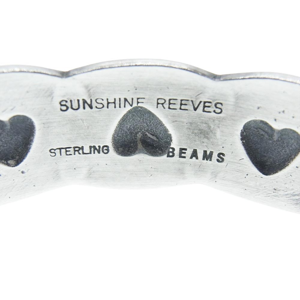 SUNSHINE REEVES サンシャインリーブス BEAMS 別注 HEART Bracelet ハート ブレスレット バングル  シルバー系【中古】