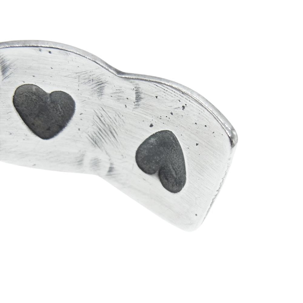 SUNSHINE REEVES サンシャインリーブス BEAMS 別注 HEART Bracelet ハート ブレスレット バングル  シルバー系【中古】