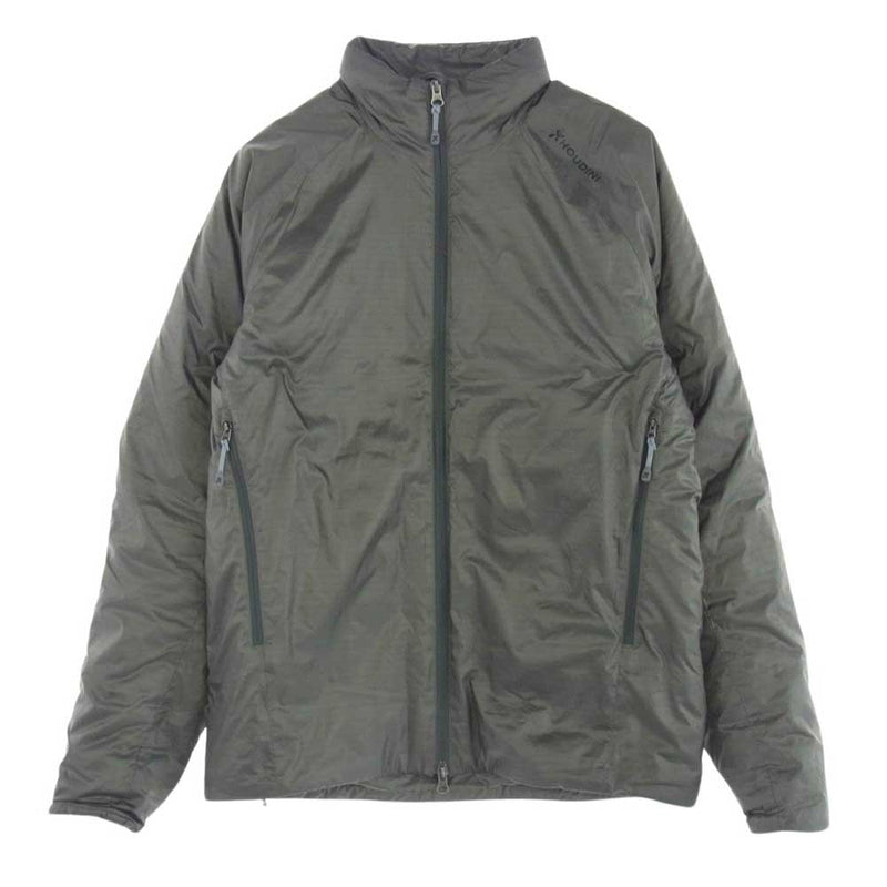 フーディニ dunfri jacket ダンフリ プリマロフト 中綿 ジャケット グレー系 S【中古】