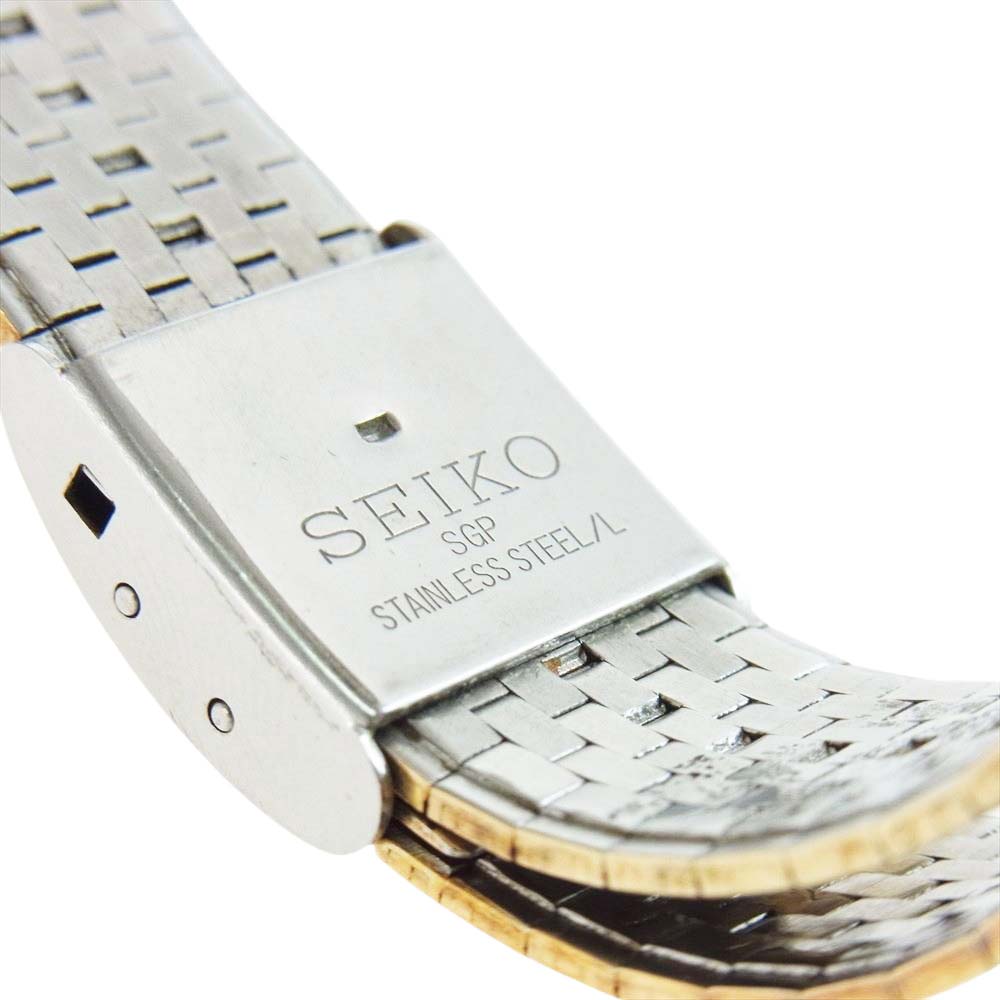 SEIKO セイコー 9943-8020 GRAND QUARTZ グランド クォーツ 雪目文字盤  ゴールド  アナログ 腕時計 ゴールド系【中古】