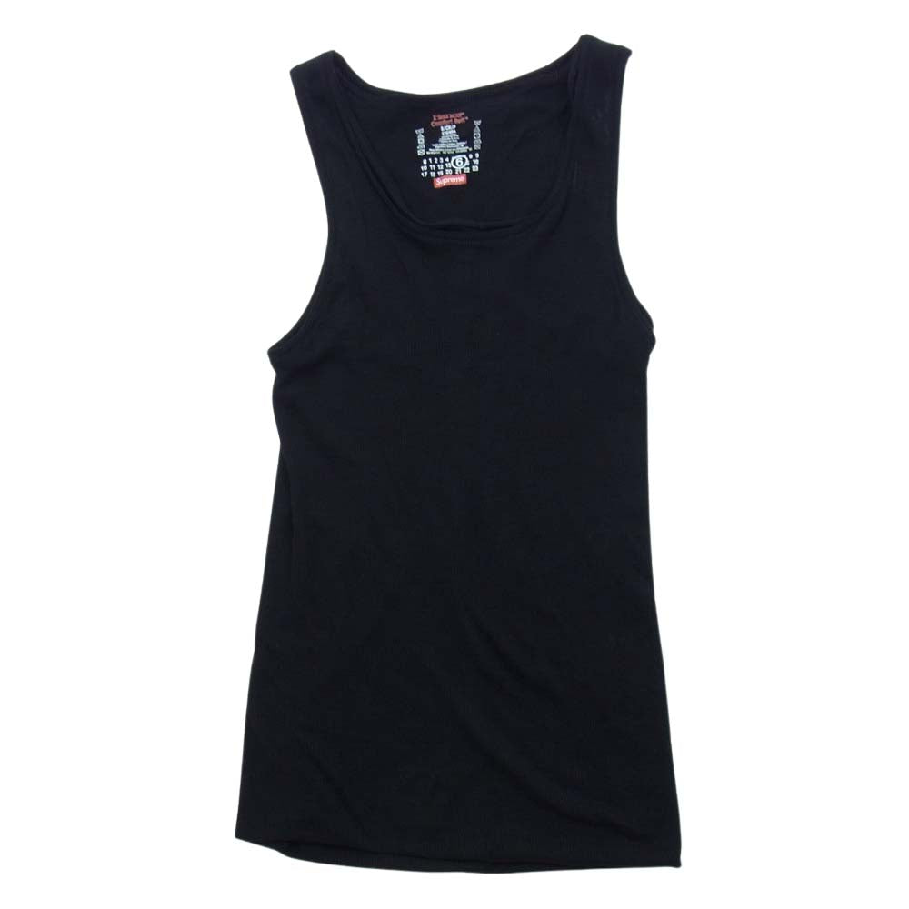 Supreme シュプリーム 24SS MM6 エムエムシックス Maison Margiela メゾンマルジェラ Hanes Tagless Tank Top タンクトップ ブラック系 S【中古】