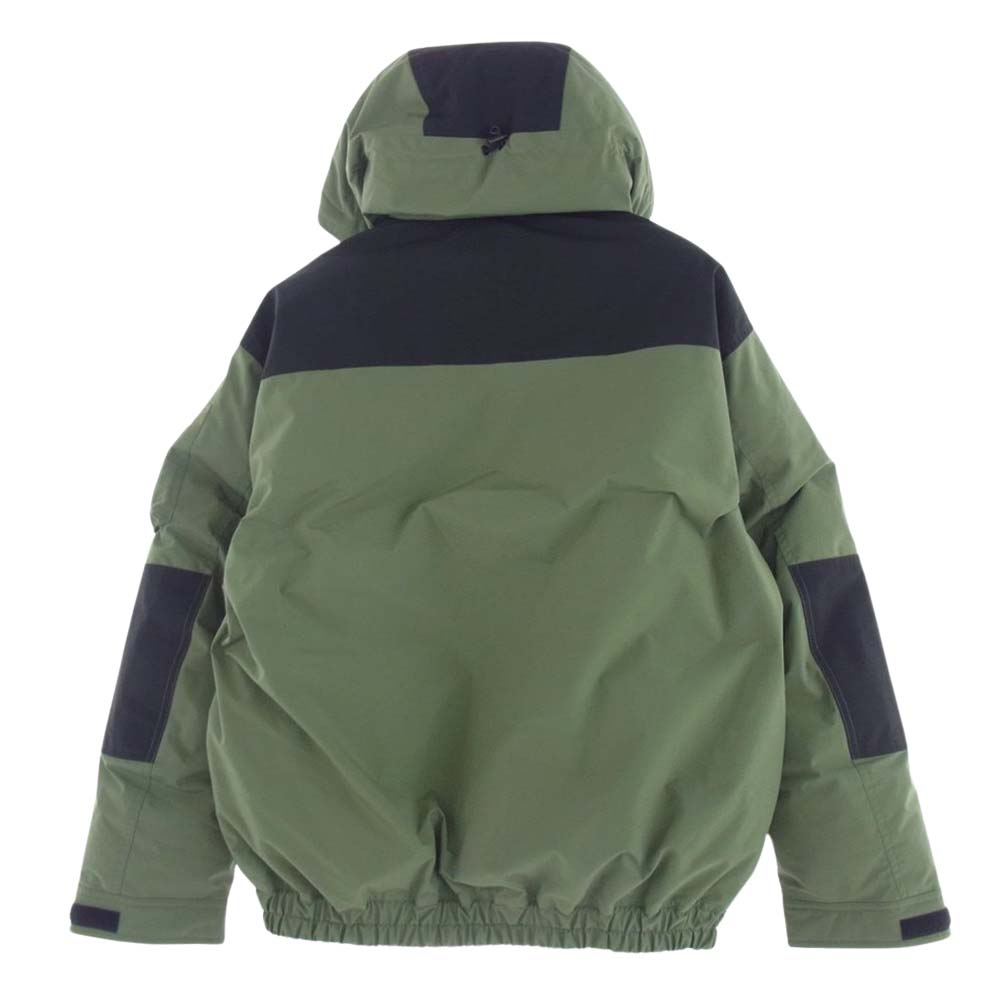 SILAS サイラス HOODED PUFFER JACKET 中綿 フーデッド ジャケット ブラック系 カーキグリーン系 M【中古】