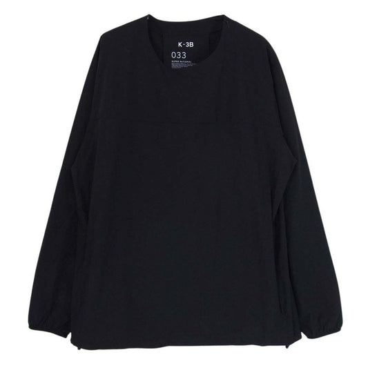 ケースリービー 033-A ナイロン 長袖 ロングスリーブ プルオーバー トップス カットソー ブラック系 1【中古】