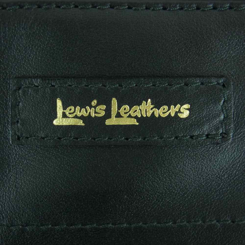 Lewis Leathers ルイスレザー mini bronx bag ミニ ブロンクス バッグ レザー ハンド バッグ ブラック系【極上美品】【中古】