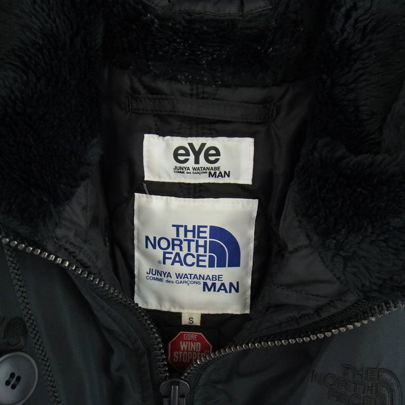 JUNYA WATANABE COMME des GARCONS MAN ジュンヤワタナベコムデギャルソンマン AD2006 OR-J204 × THE NORTH FACE ノースフェイス eYe 中綿 ジャケット ブラック系 S【中古】