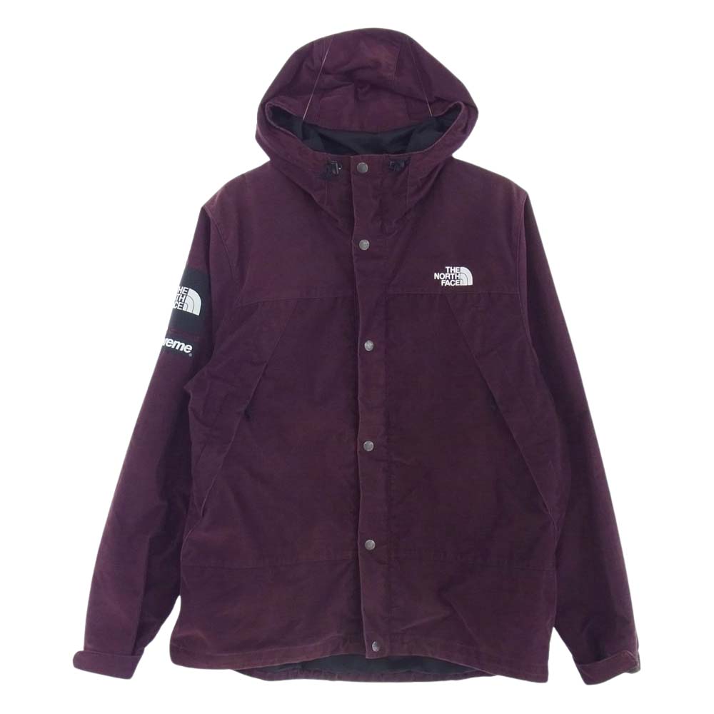 Supreme シュプリーム 12AW × THE NORTH FACE ノースフェイス Corduroy Mountain Shell Jacket コーデュロイ マウンテン シェル ジャケット  ボルドー系 L【中古】