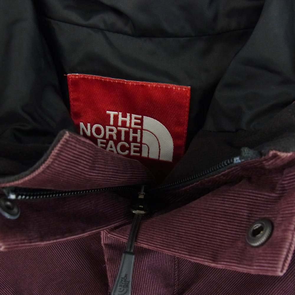 Supreme シュプリーム 12AW × THE NORTH FACE ノースフェイス Corduroy Mountain Shell Jacket コーデュロイ マウンテン シェル ジャケット  ボルドー系 L【中古】