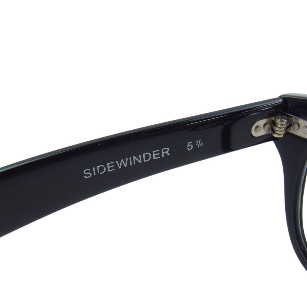 シュロン SIDEWINDER 5 3/4 48□22 黒フレーム メガネ ブラック系 フレーム：ブラック系 48□22【中古】