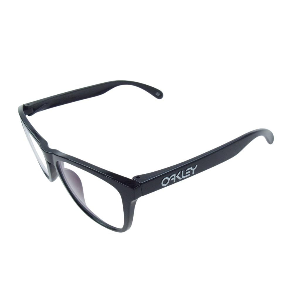 OAKLEY オークリー OX8137A-0154 FROGSKINS フロッグスキン 度入り ポリッシュブラック 55□17 138 黒フレーム メガネ フレーム：ブラック系 55□17　138【中古】