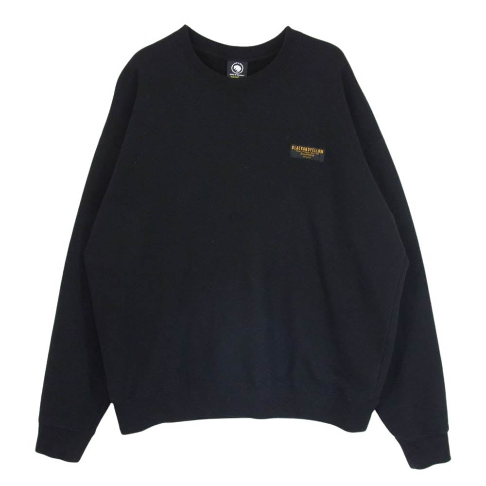 RATS ラッツ 23RTC-1001 CREW NECK SWEAT BAR TAG  長袖 クルーネック スウェット トレーナー ブラック系 XL【中古】