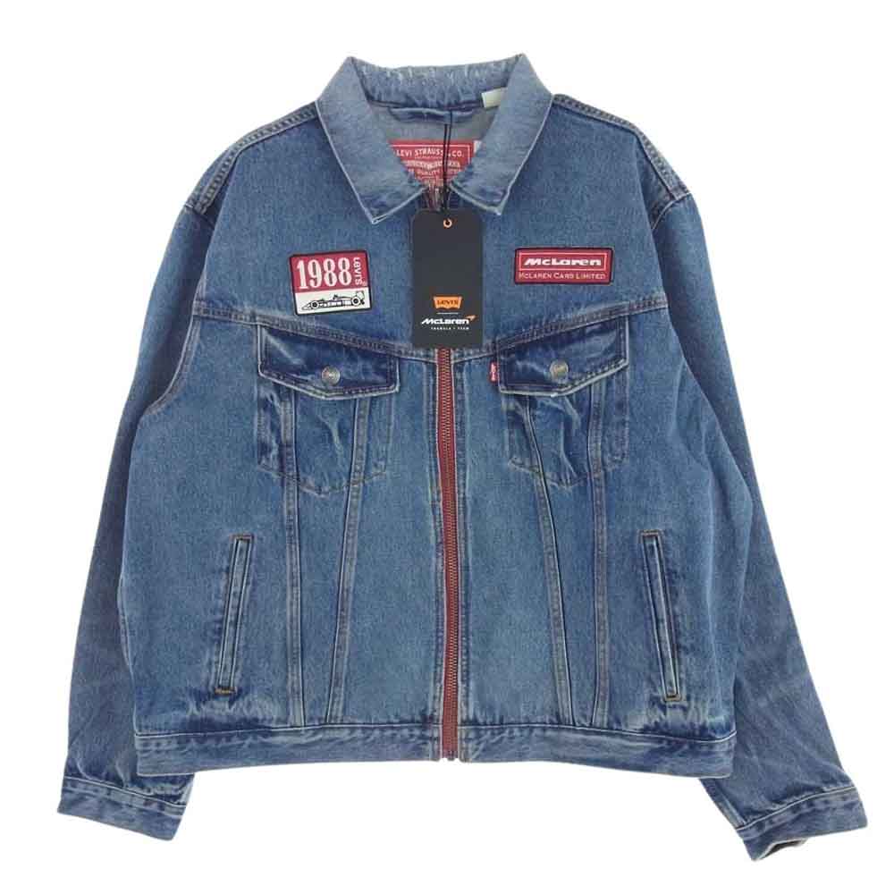 Levi's リーバイス A89900000 × MCLAREN RACING COLLECTION ヘリテージトラッカージャケット インディゴブルー系 L【新古品】【未使用】【中古】